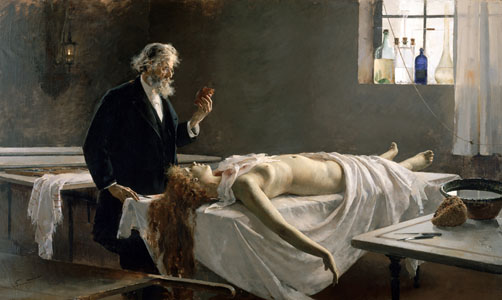 Enrique Simonet - La Autopsia - 1890