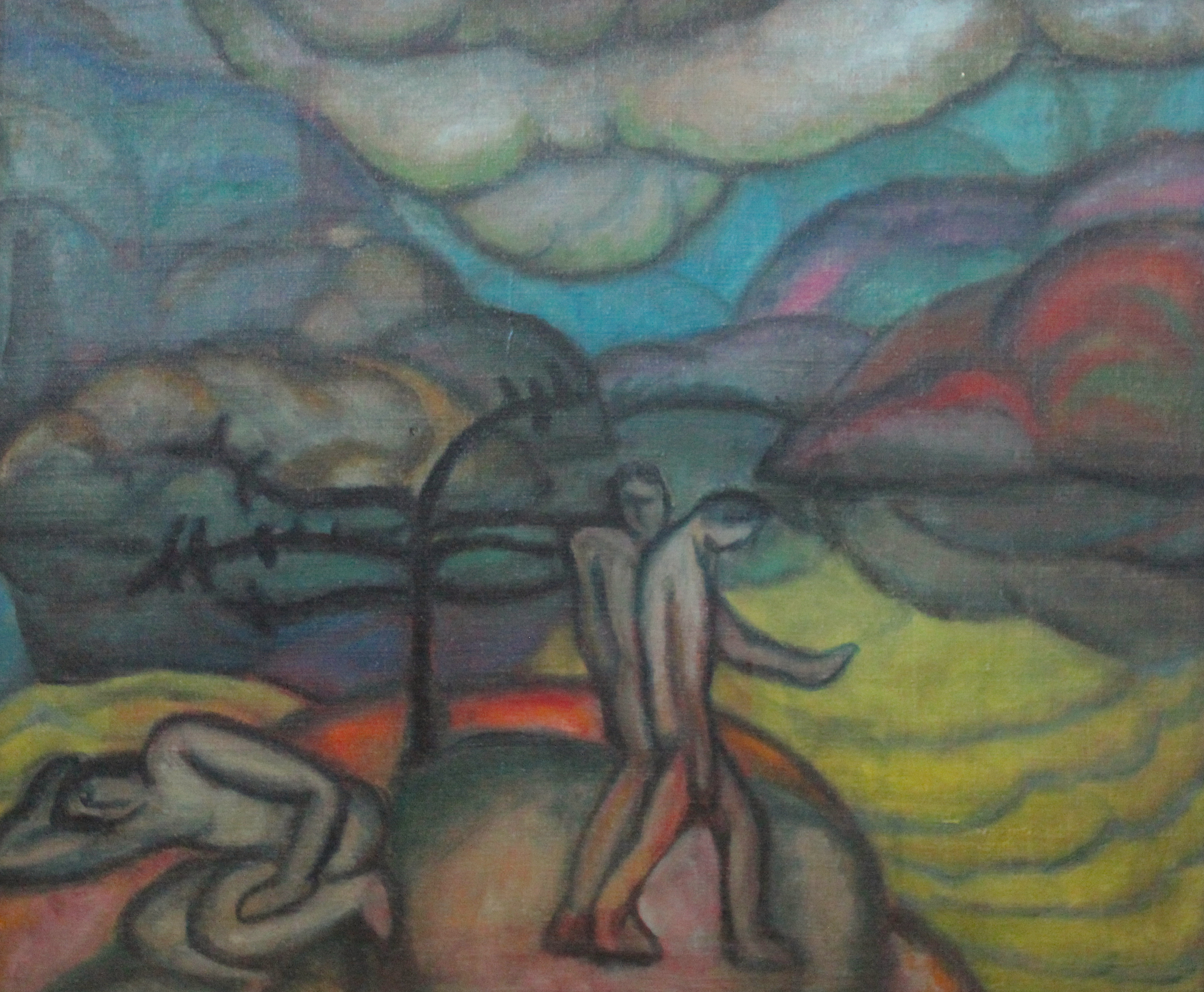 The Expulsion by Marguerite Zorach