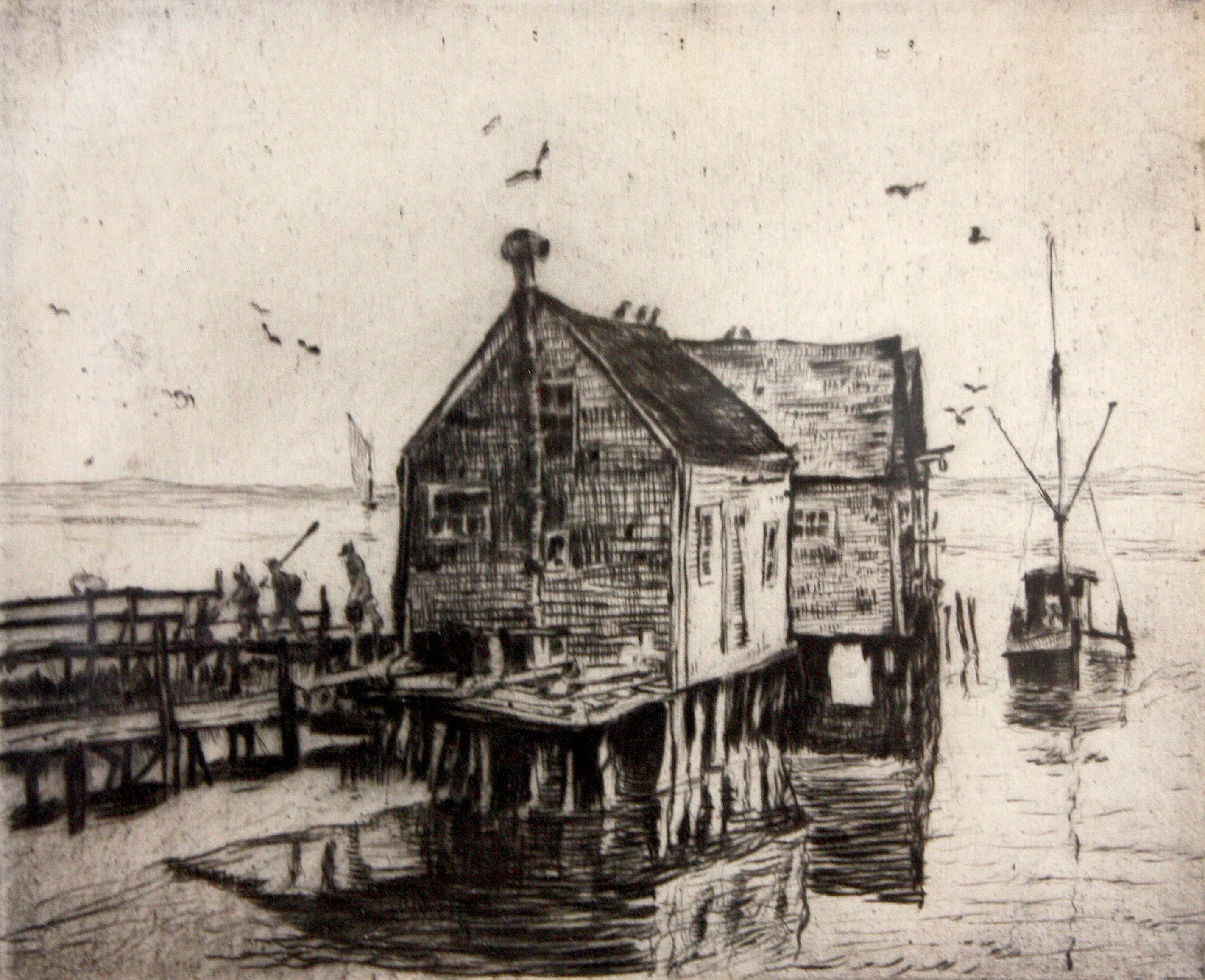 Oyster Houses by Albert Edel