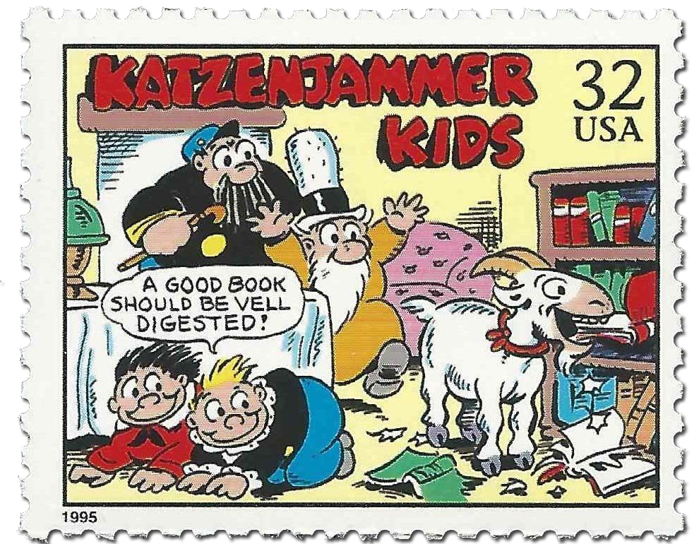 Rudolph Dirks - Katzenjammer Kids - Stamp