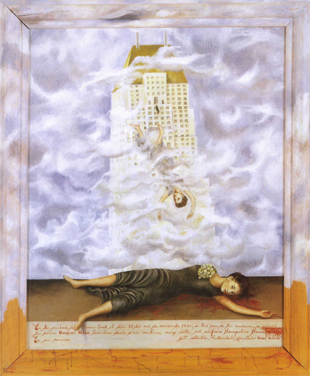 The Suicide of Dorothy Hale by Frida Kahlo