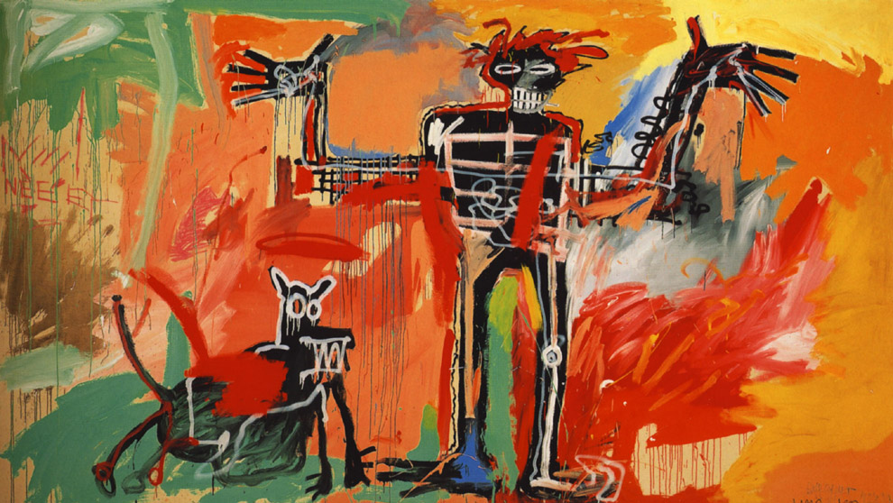 Jean-Michel Basquiat - Boy and Dog in a Johnnypump