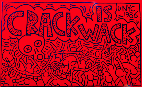 Keith Haring - Crack Is Wack - 1986