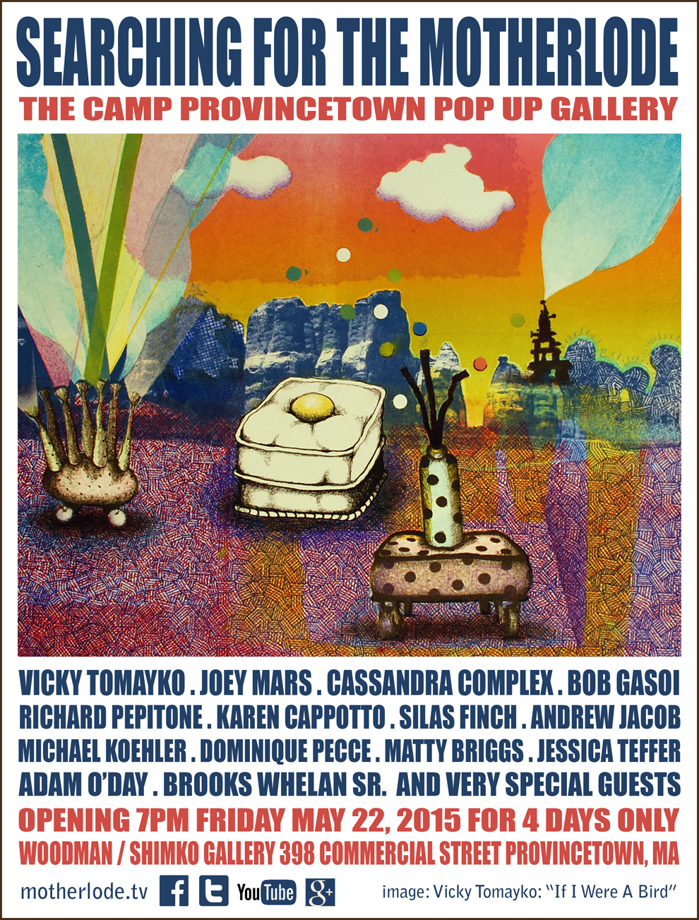 Searching For The Motherlode: The Camp Provincetown Pop-Up Gallery: May 22-25, 2015