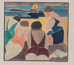 Mabel Hewit - Sun Bathing - 1933