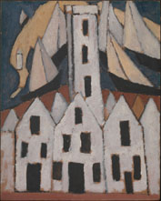 Marsden Hartley - Movement No. 5, Provincetown Houses - 1916