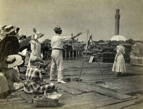 Charles Webster Hawthorne - Teaching On The Wharf - 1910