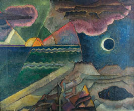 Marguerite Thompson Zorach - Provincetown, Sunrise and Moonset - 1916