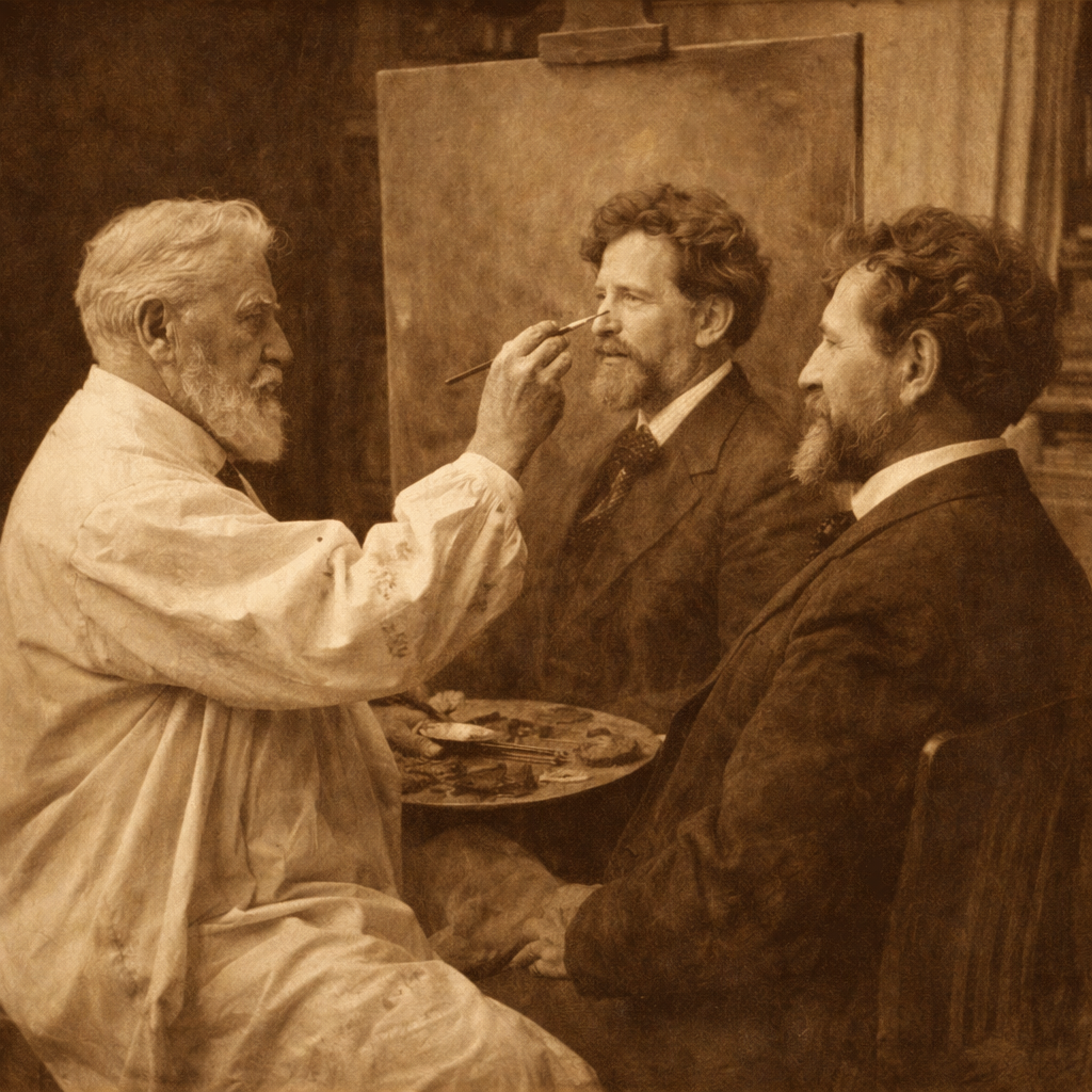 Charles Crane Paints Alphose Mucha