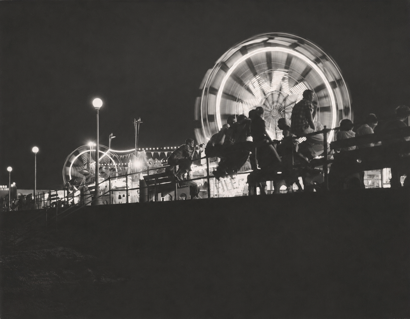 Daytona Beach, Daytona, Florida by Berenice Abbott - 1954