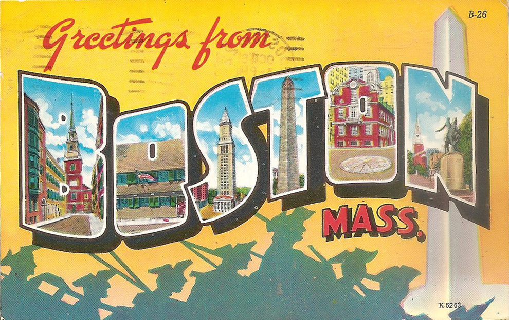 Greetings From Boston, Massachustts