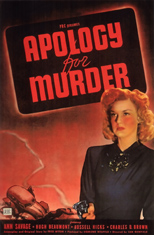 Ann Savage  - Apology For Murder - 1945