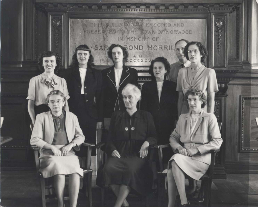 The Library Staff - Norwood Historical Society