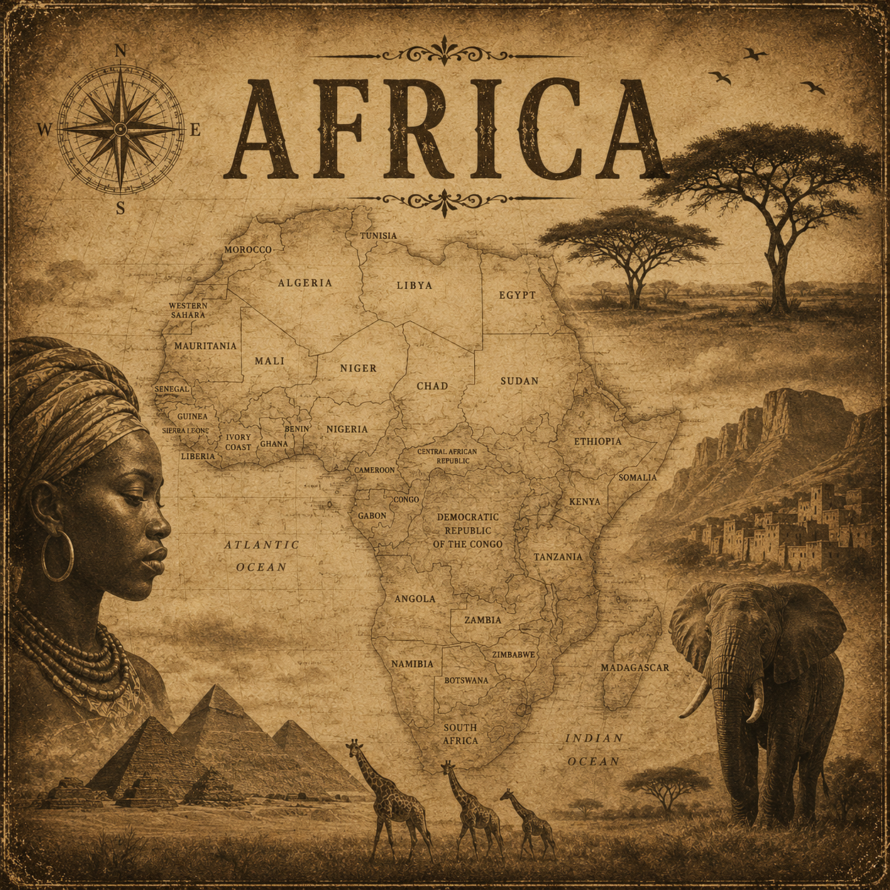 Motherlode World Atlas: Africa