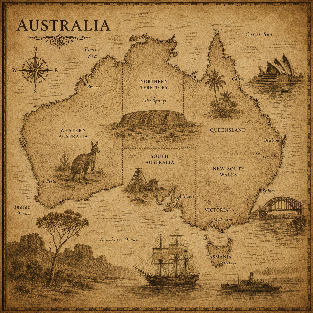 Motherlode World Atlas: Australia