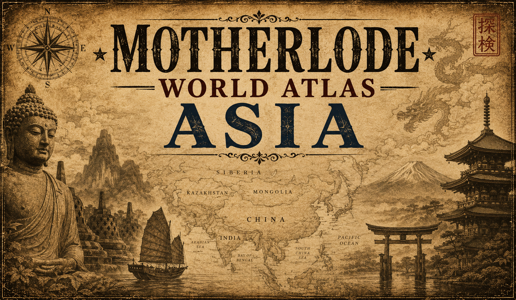 Motherlode World Atlas: Asia