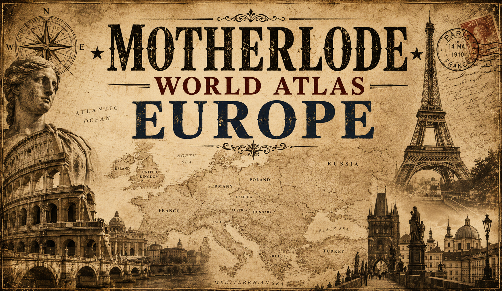 Motherlode World Atlas: Europe