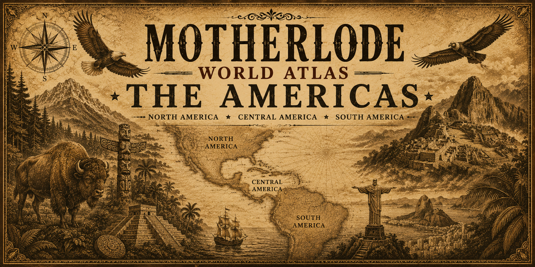 Motherlode World Atlas: The Americas