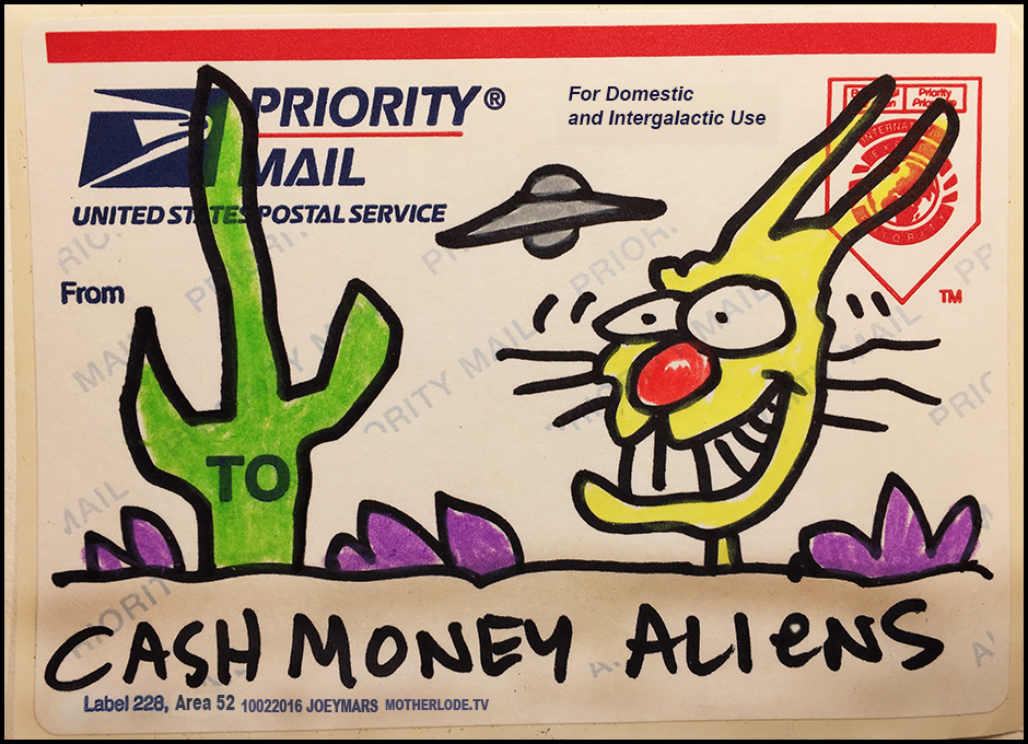 Cash Money Aliens by Joey Mars - 09292016