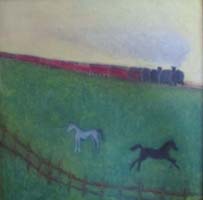 Marcia Mello - Horses, Fences & Trains
